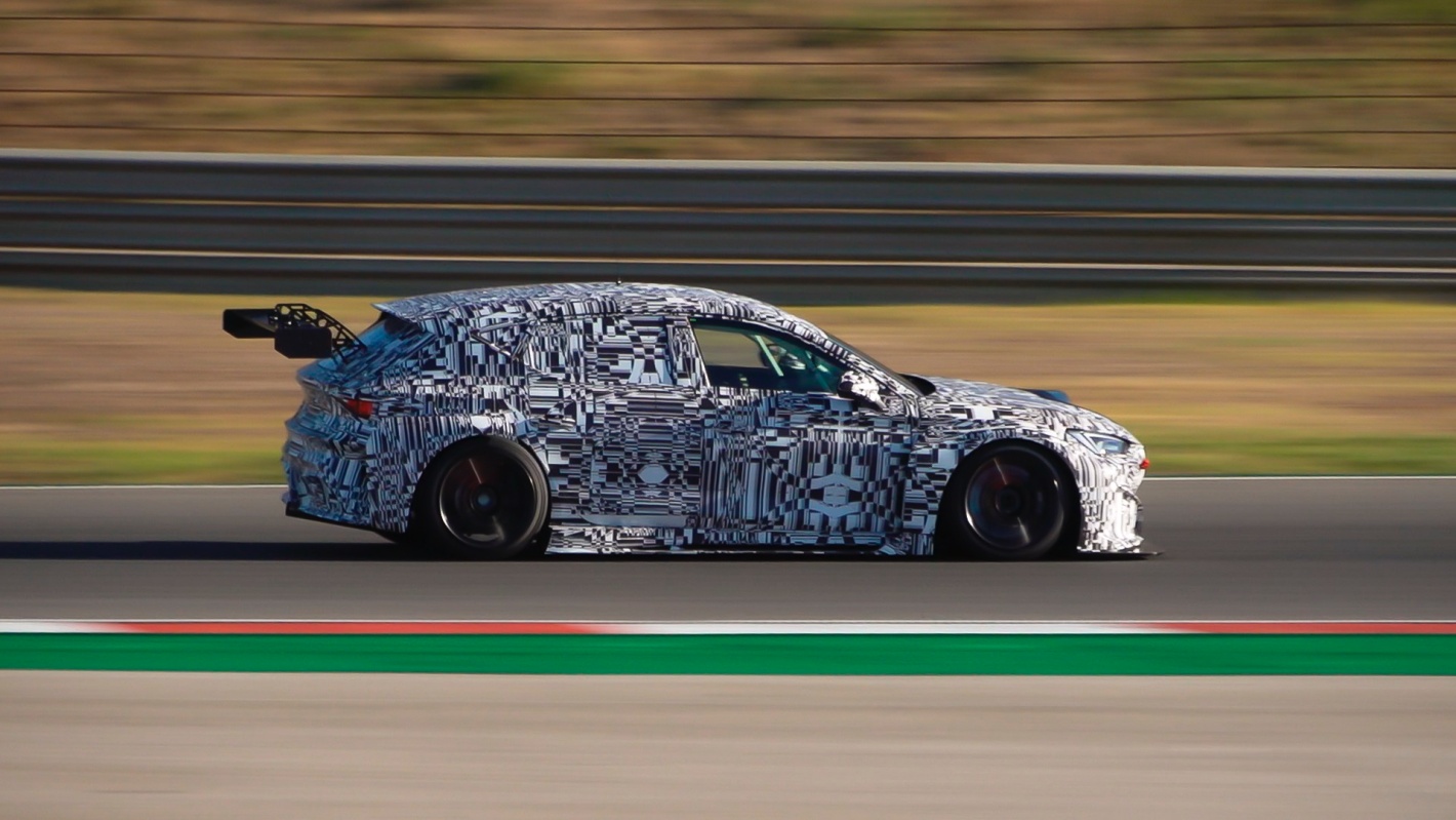 Cupra modelo automóvel de competição em 3D