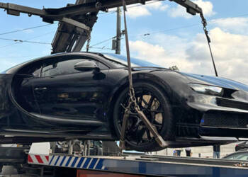 Bugatti de 1.500 CV apreendido… a 123 km/h