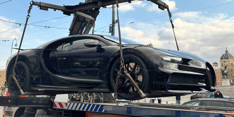 Bugatti de 1.500 CV apreendido… a 123 km/h