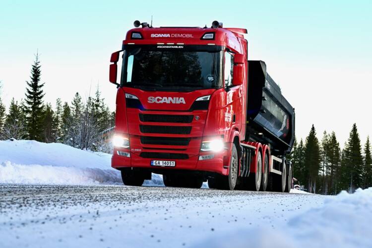 Teste Scania – mistura de energias à prova no inverno escandinavo