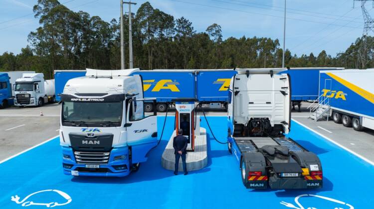 TJA reforça frota com dois novos camiões elétricos MAN