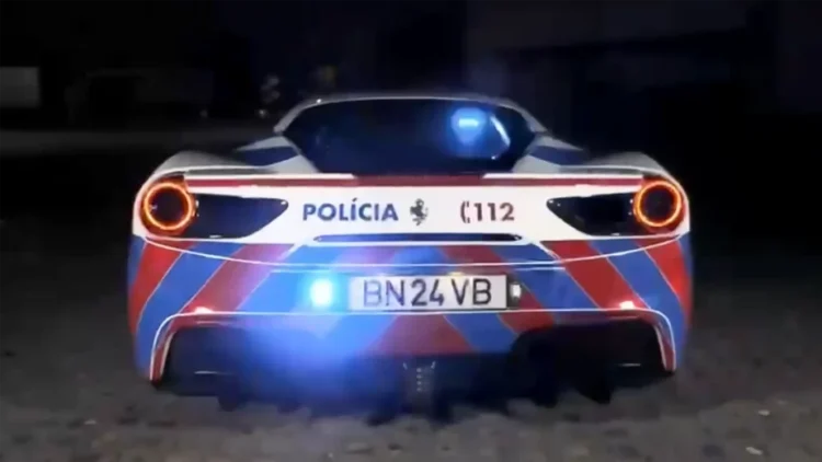Polícia de trânsito em Portugal vai passar a andar de Ferrari