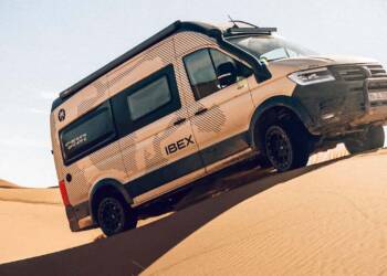 Esta é a caravana ideal para quem gosta de escalar montanhas