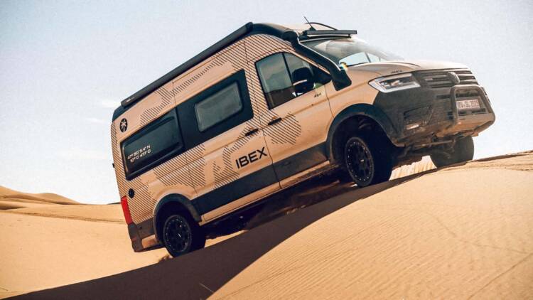 Esta é a caravana ideal para quem gosta de escalar montanhas