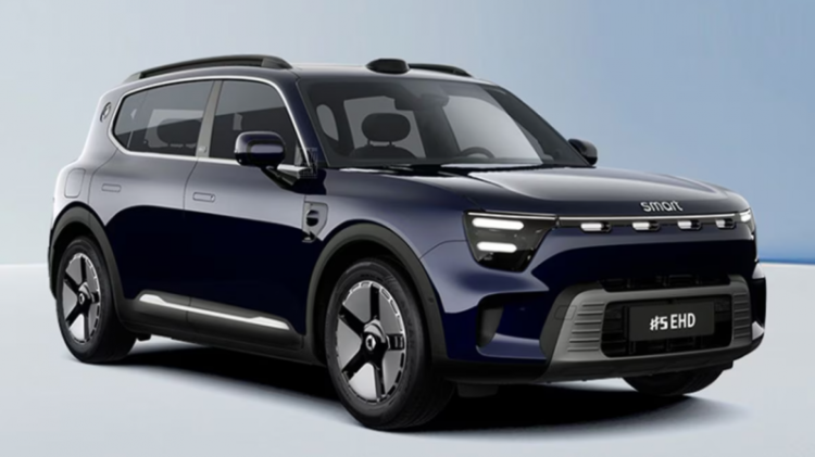 smart #5 chinês é PHEV e tem 200 km de autonomia elétrica
