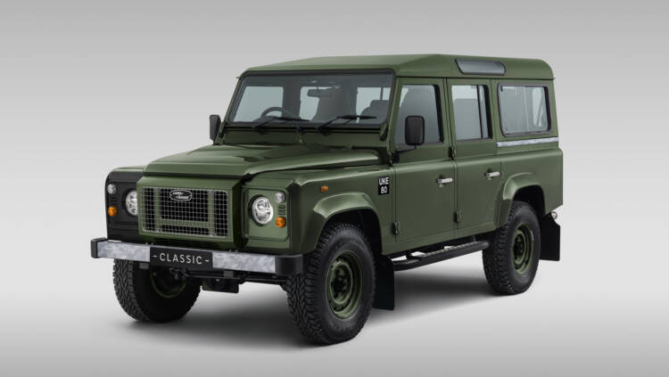 Land Rover Classic lança edição limitada do Defender V8