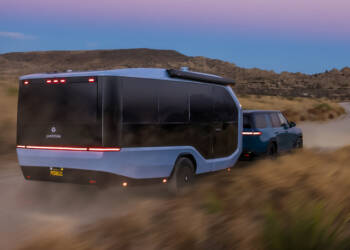 Pebble Flow RV é caravana elétrica que não prejudica a autonomia do carro