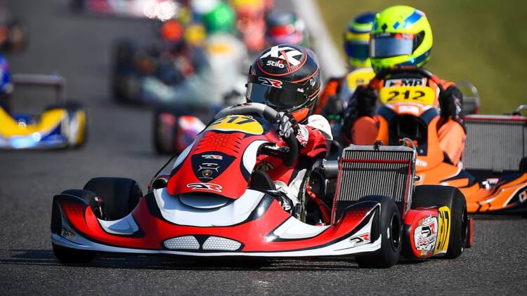 Xavier Lázaro fecha Campeonato Italiano de Karting com top 5 em Franciacorta