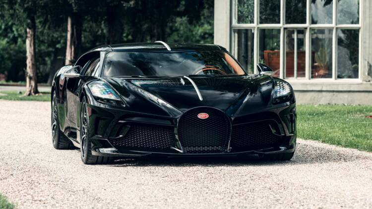 Bugatti La Voiture Noire é único e já está à venda como usado