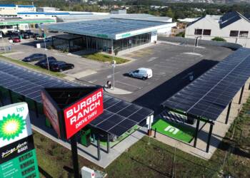 Lounge para carros elétricos