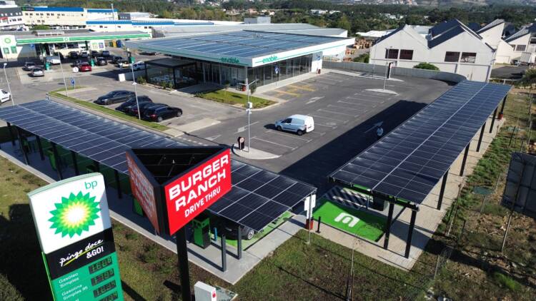 Lounge para carros elétricos