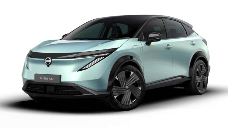 Eis as primeiras imagens do Nissan Ariya 2026