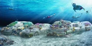 22 carros no fundo do mar vão dar nova vida aos corais