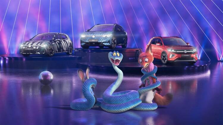 VW e Walt Disney mostram três modelos com visual “Zootropificado”