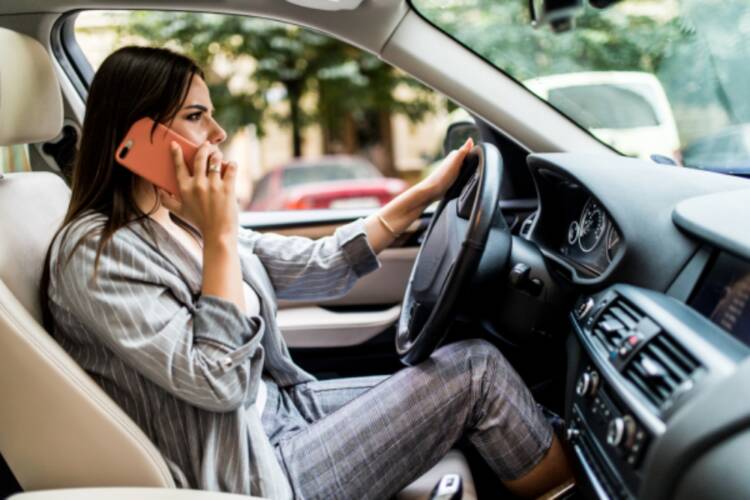 telemóvel ao volante