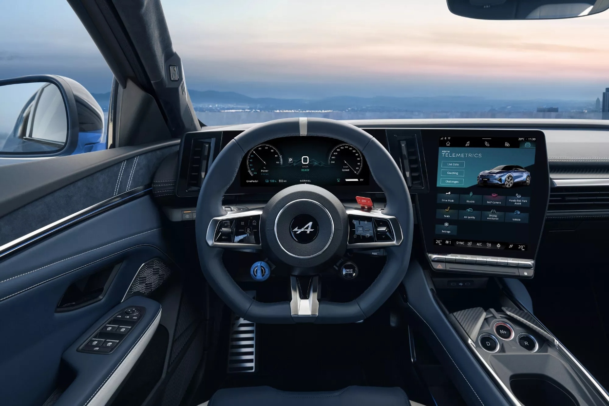 Alpine A390 interior