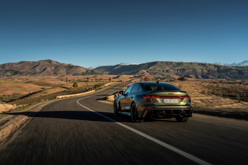 Novo Audi RS 5 testes Marrocos