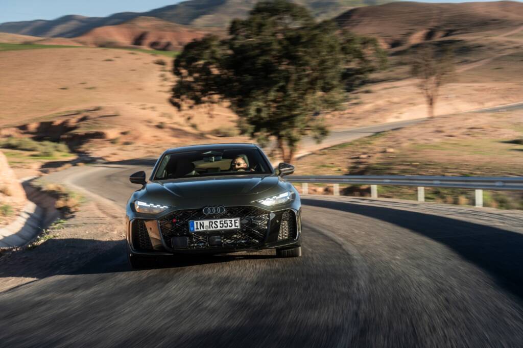 Novo Audi RS 5 testes Marrocos