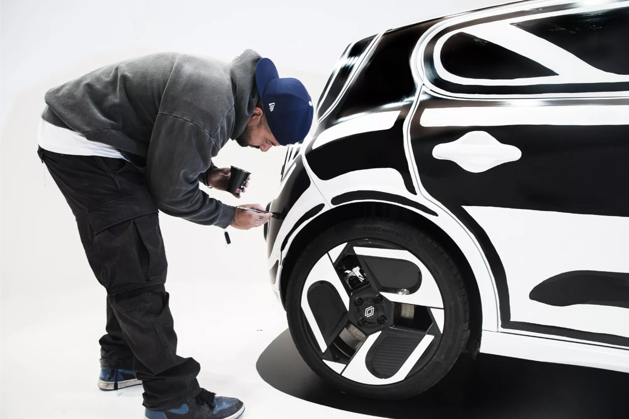 Joshua Vides Renault Twingo peça de arte