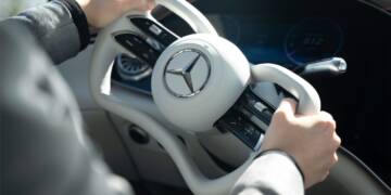 Mercedes EQS “steer‑by‑wire”