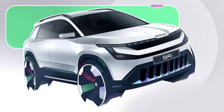 Interior do Skoda Epiq revelado antes da estreia mundial