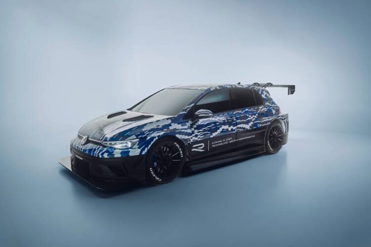VW Golf R 24H show car