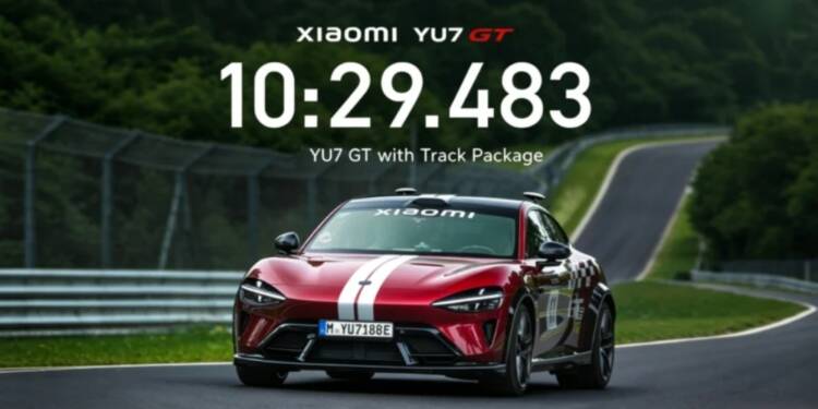 Xiaomi YU7 GT volta em condução autónoma