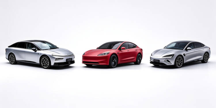 XPENG P7+ vs BYD Seal vs Tesla Model 3: qual o melhor elétrico em Portugal?