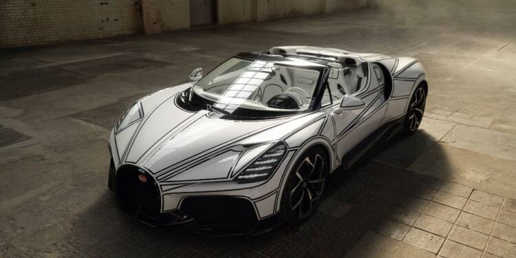Bugatti W16 Mistral Blanc Éternel