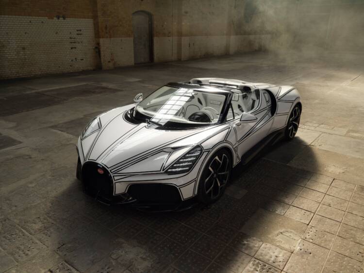 Bugatti W16 Mistral Blanc Éternel