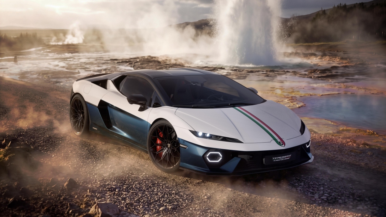 Lamborghini estreia o Temerario Tricolore