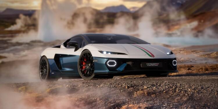 Lamborghini estreia o Temerario Tricolore