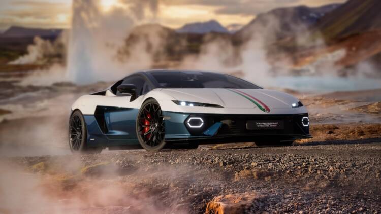 Lamborghini estreia o Temerario Tricolore
