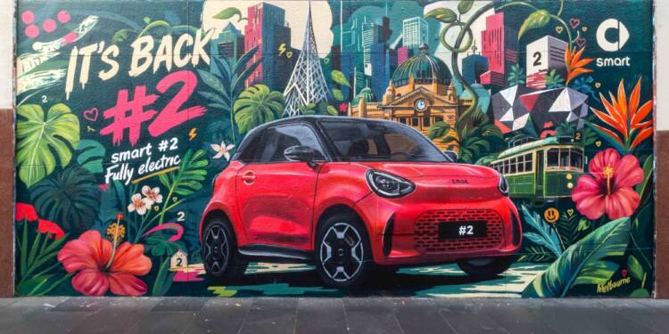 Smart #2 surge nos murais e promete revelar mais em breve