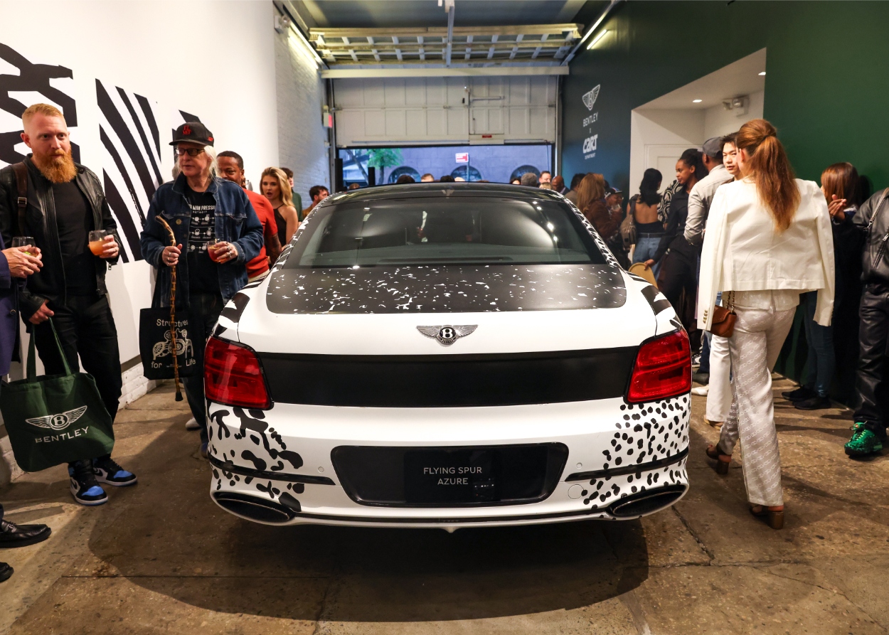 Flying Spur transformado em obra de arte