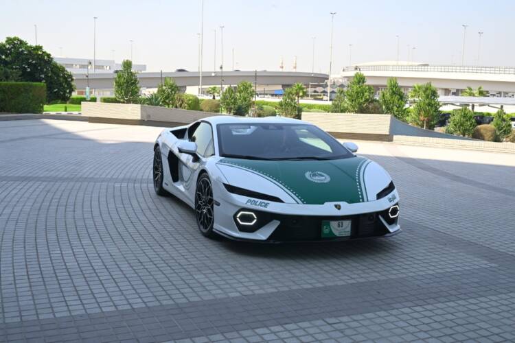 Lamborghini Temerario Policia do Dubai