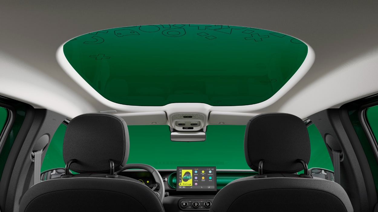 Renault Twingo com teto panorâmico