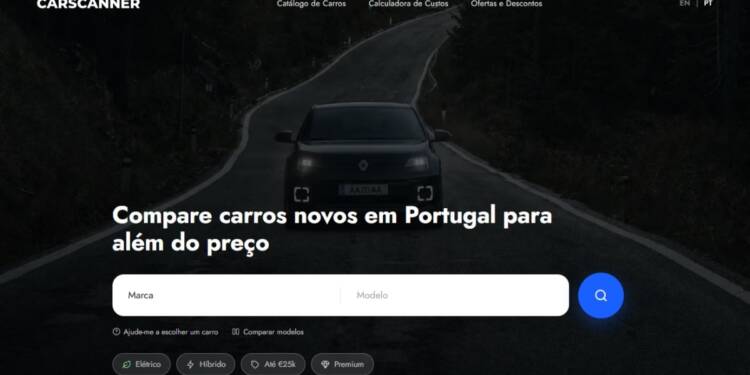 Nova plataforma para compra de carro novo