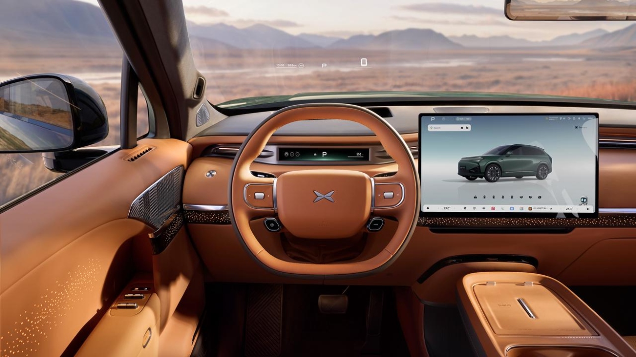Novo SUV da XPENG G9L com sete lugares