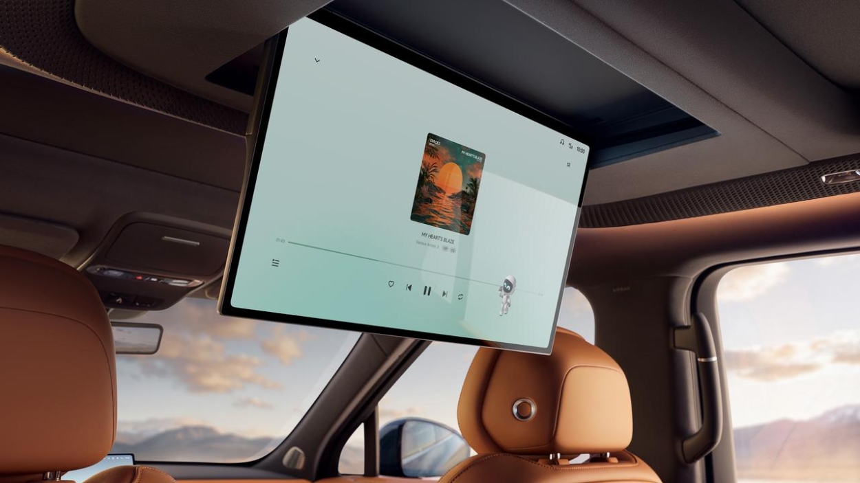 Novo SUV da XPENG G9L com sete lugares